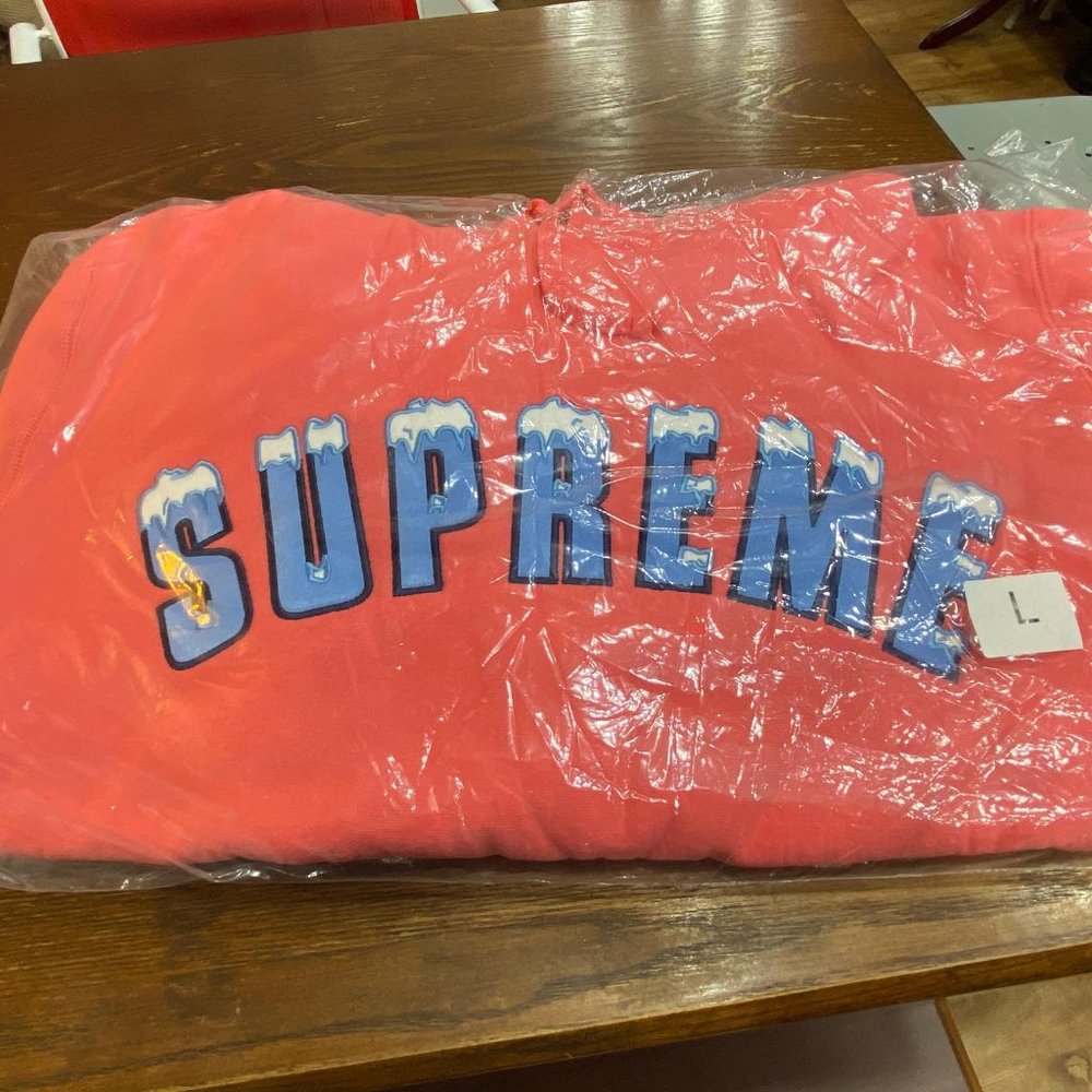 Supreme Icy arc Hoodie LARGE